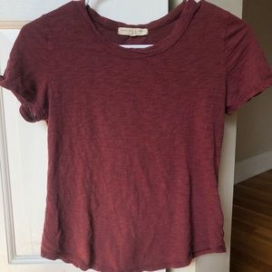 Urban Outfitters plain rust t-shirt